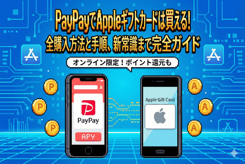 PayPayでAppleギフトカードは買える！全購入方法と手順、新常識まで完全ガイド